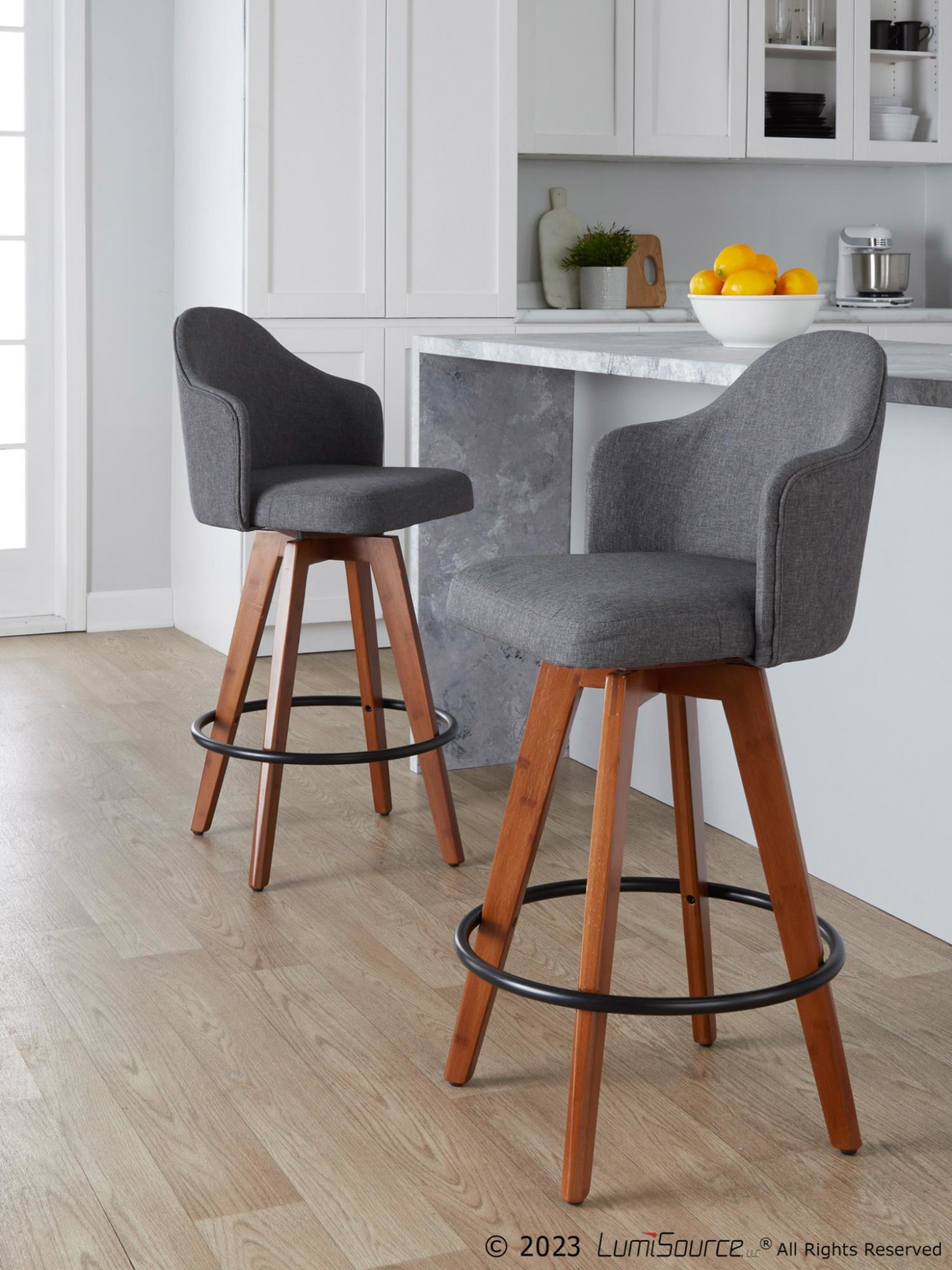 Ahoy 26" Fixed-height Counter Stool - Set Of 3